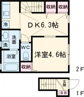 B−MARC【2階】の間取り