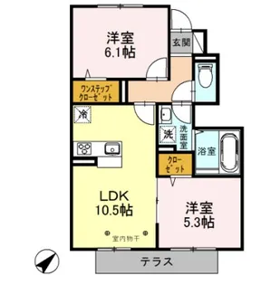 セルフィーユ【1階】の間取り