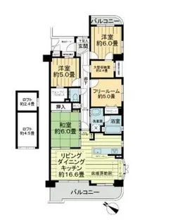 ライオンズガーデン三河安城第3【604号室】の間取り