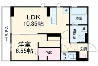 ソル ド レーヴ アッシュ【2階】の間取り