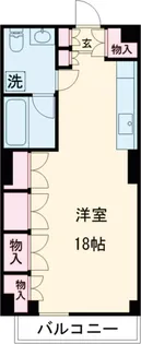 上馬マンション【3階】の間取り
