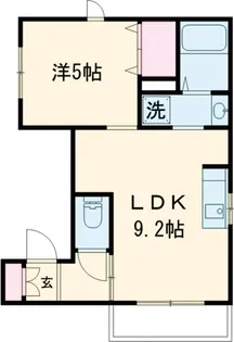 JPEハイツ【3階】の間取り