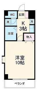 ホワイトクラウドⅡ【311号室】の間取り