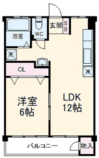メゾン上村【4階】の間取り