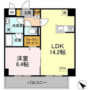 Grand Vert【3階】の間取り