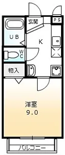 リベルテコートY‘S【202号室】の間取り