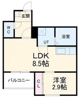 R−Smart大曽根【301号室】の間取り