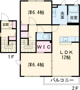 ブランエール I【2階】の間取り