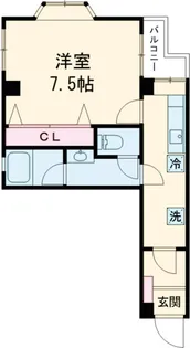 サン代沢【2D号室】の間取り