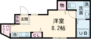 アーベインテラス東が丘【1階】の間取り