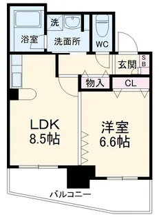 ライオンズステーションプラザ松戸【2階】の間取り