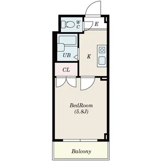 サンノーブルⅡ【3B号室】の間取り