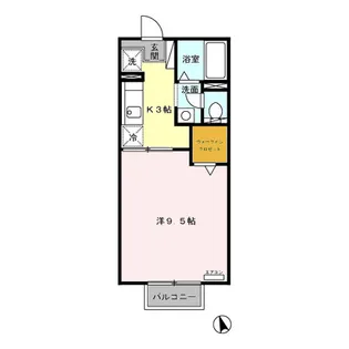 クレールカルチェ5【1階】の間取り