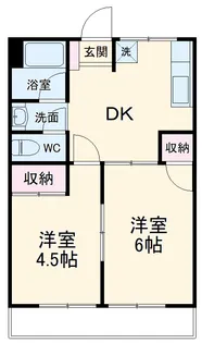富士見コーポラス【1階】の間取り