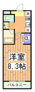 オフージュ葛野【1階】の間取り