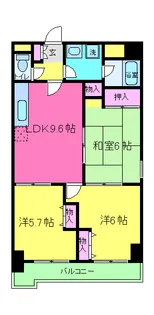 嵯峨西和【1階】の間取り
