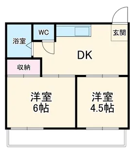 コーポフェニックス【2階】の間取り