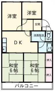 第2マンション鈴木【2階】の間取り