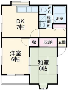 プラザ天神PARTⅡ【1階】の間取り