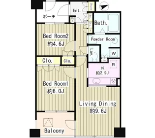 フィオレンテ小金井【2階】の間取り