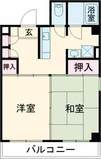 パティオ・プラスパⅢ【201号室】の間取り