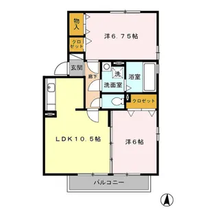 グランモア A【1階】の間取り