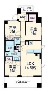 プレミスト本千葉ステーションフロント【10階】の間取り