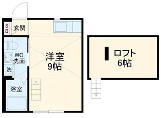 COZY石川町【2階】の間取り