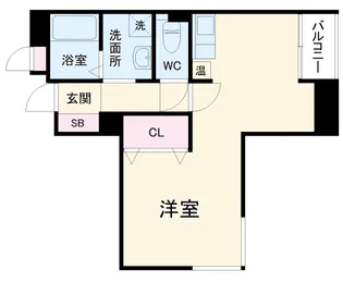 スクエア【2階】の間取り