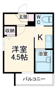 メルディア二和西4丁目【1階】の間取り