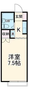 アドバンス2号館【208号室】の間取り