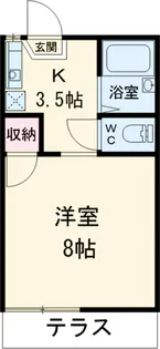 ヴィラシープ【201号室】の間取り