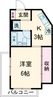 緑が丘ハイツ【3階】の間取り