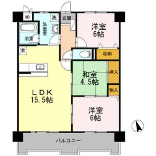 メゾン・ド・アムール【2階】の間取り