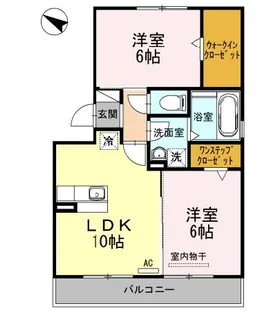 プリーズ錦【3階】の間取り