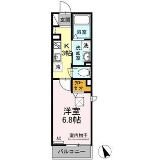 ETERNA(エテルナ)【2階】の間取り