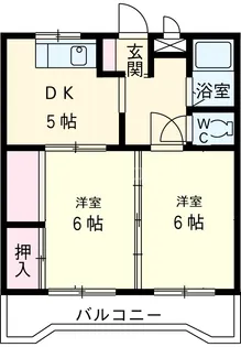 コーポ南【305号室】の間取り