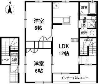 クララハウス【2階】の間取り