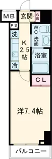 ジェノヴィア目黒南グリーンヴェール【2階】の間取り