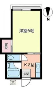 クラビクラ小岩【202号室】の間取り