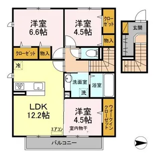 アヴェール【2階】の間取り