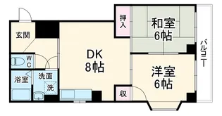 サクラピア【301号室】の間取り