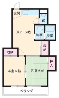 サクラピア【302号室】の間取り