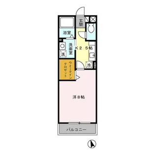 セジュールベガ【2階】の間取り