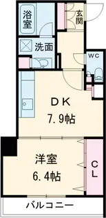 リエール若松町【2階】の間取り