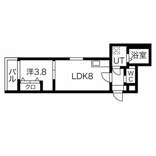 MOVE野並【3階】の間取り