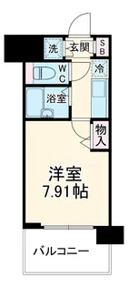 アルテーヌ新横浜【10階】の間取り