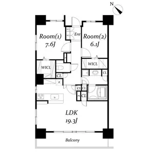 ロイヤルパークス千種【11階】の間取り