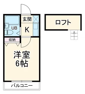 ハイツリーアパートメント【1階】の間取り