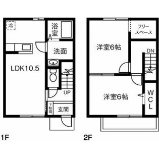 Grand Chario 美法【102号室】の間取り